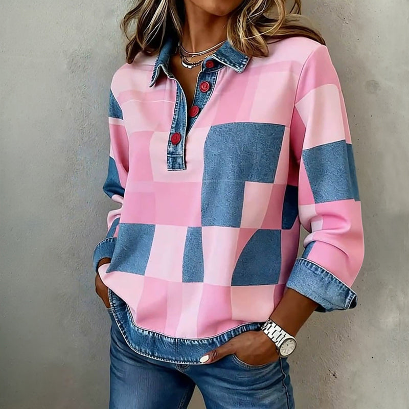 Rowan Checked Sweatshirt