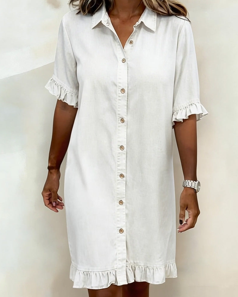 Olivia | Soft Denim Dress