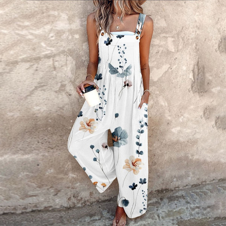 Elsie Printed Dungarees