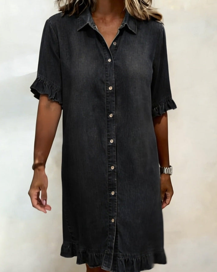 Olivia | Soft Denim Dress