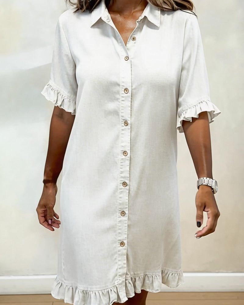 Olivia | Soft Denim Dress