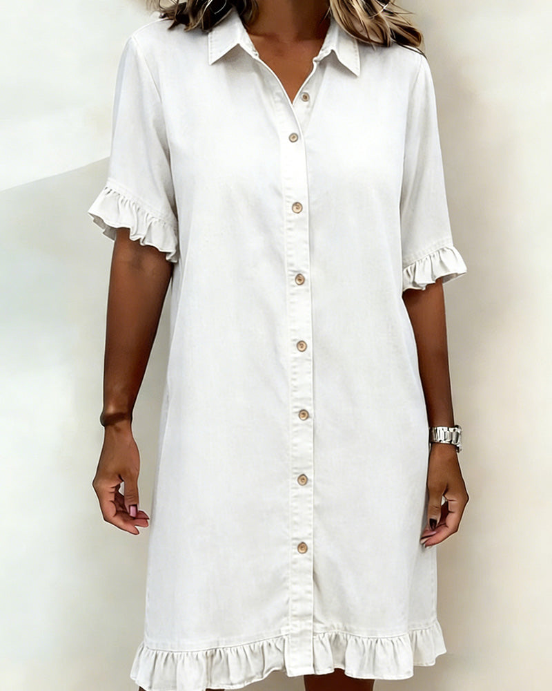 Olivia | Soft Denim Dress