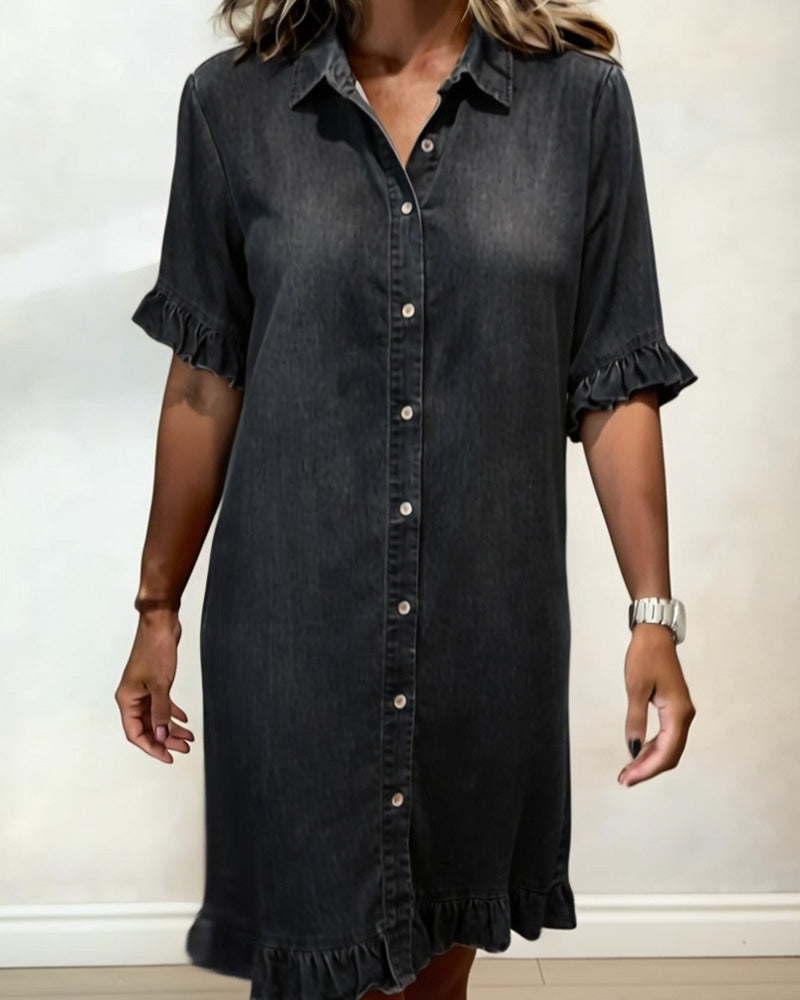 Olivia | Soft Denim Dress