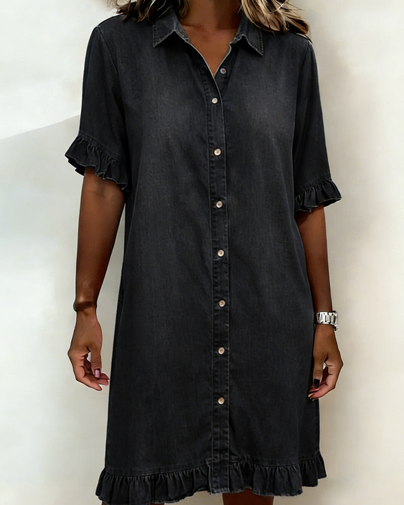 Olivia | Soft Denim Dress