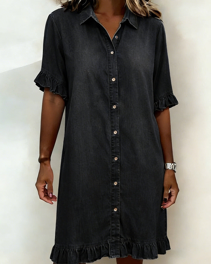 Olivia | Soft Denim Dress