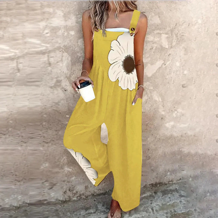 Elsie Printed Dungarees