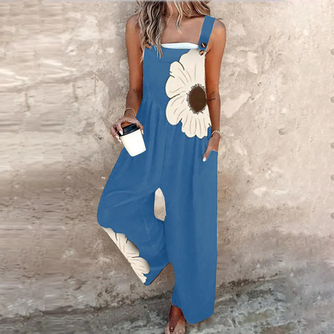 Elsie Printed Dungarees