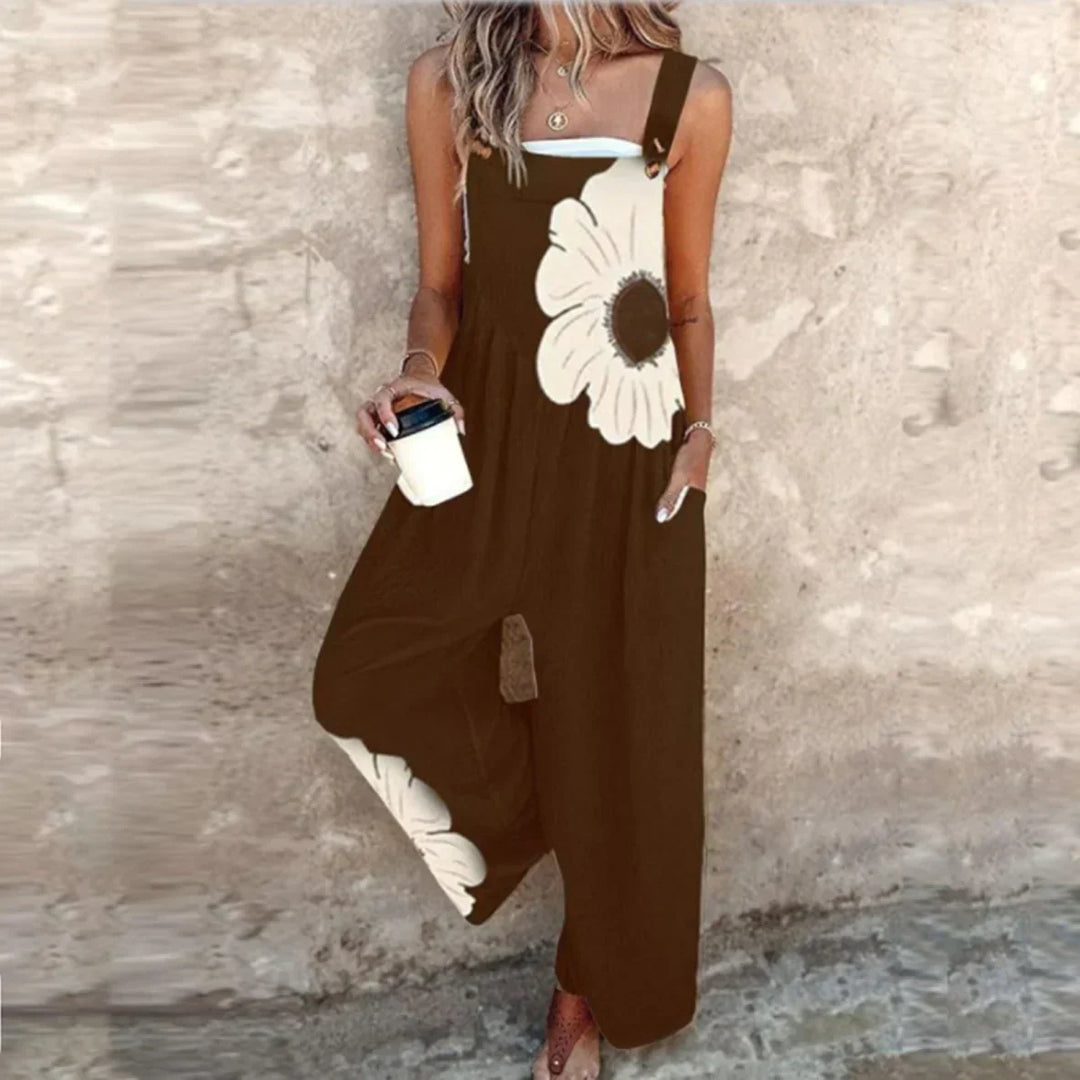 Elsie Printed Dungarees