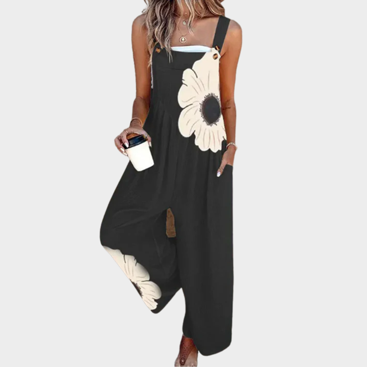 Elsie Printed Dungarees