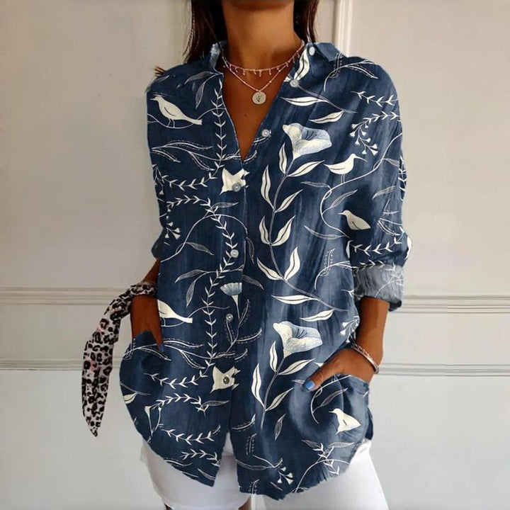 Eleen | Vintage Leaf Blouse