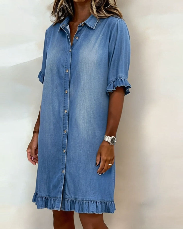 Olivia | Soft Denim Dress