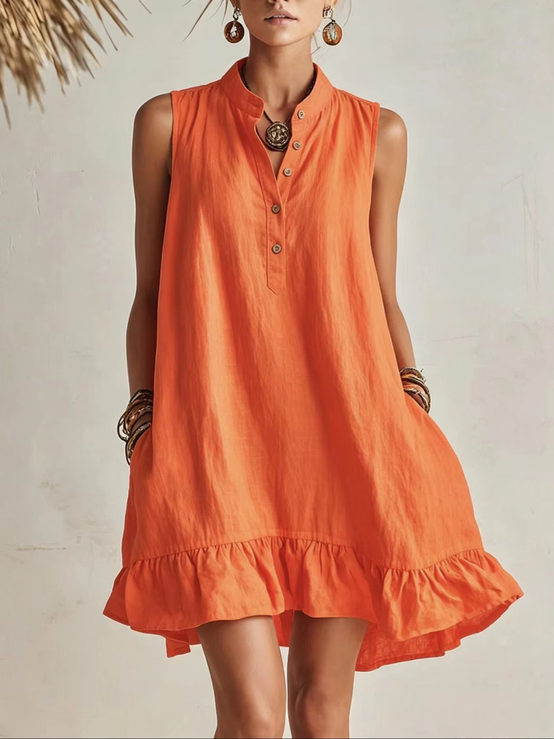 Nora | Lightweight Ruffle Dress