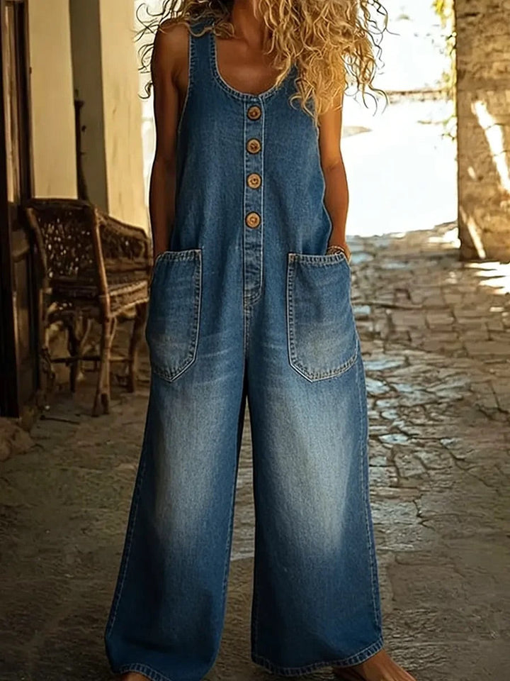 Maisie Vintage Denim Jumpsuit