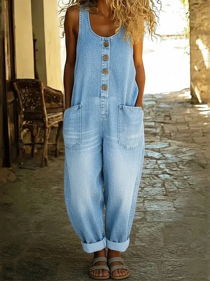 Maisie Vintage Denim Jumpsuit